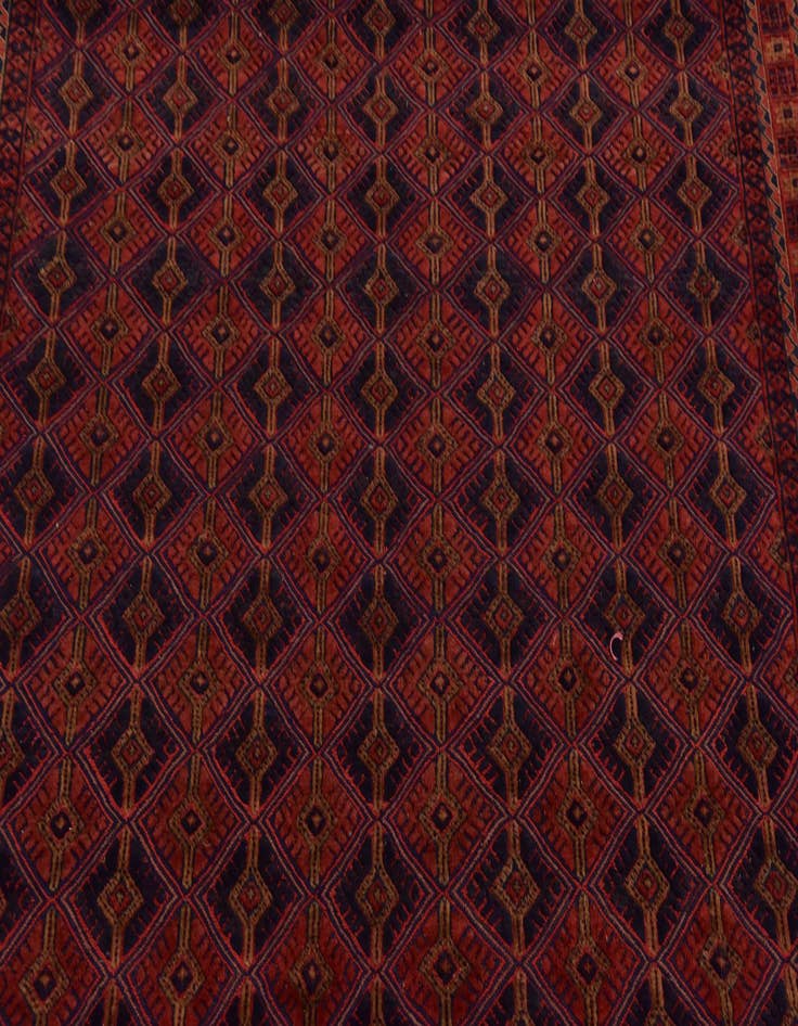 Detail image of 6' 6 x 8' 9 Hand Knotted Sumak Rug