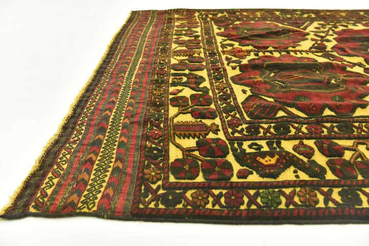 6' 10 x 9' 2 Hand Knotted Sumak Wool Rug