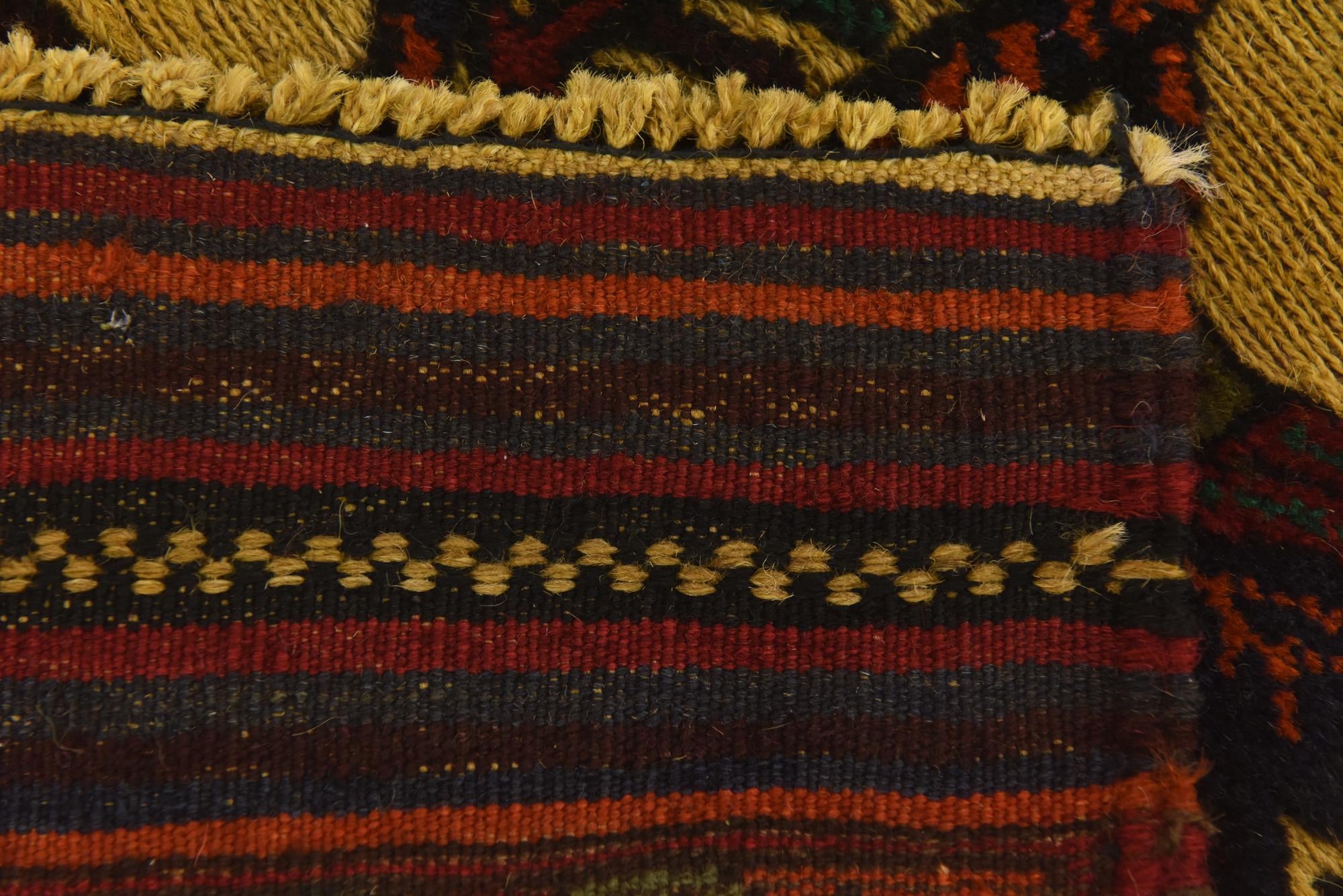 3' x 4' 10 Hand Knotted Sumak Wool Rug