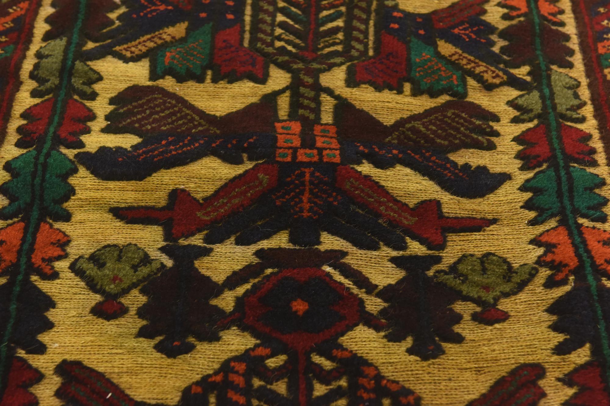 3' x 4' 10 Hand Knotted Sumak Wool Rug