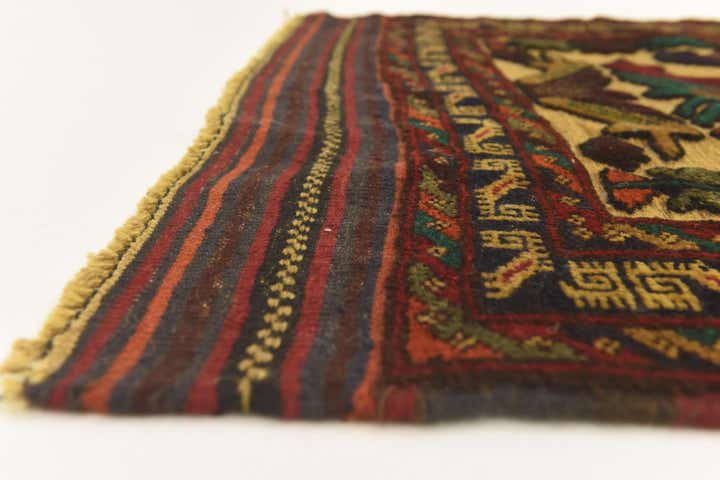 3' x 4' 10 Hand Knotted Sumak Wool Rug