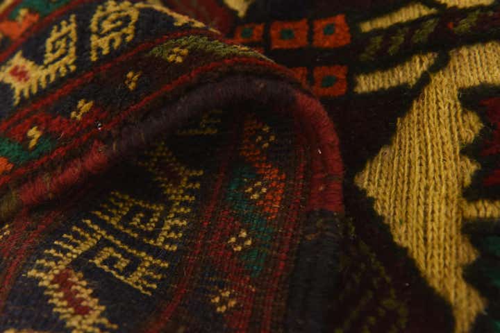 3' x 4' 10 Hand Knotted Sumak Wool Rug