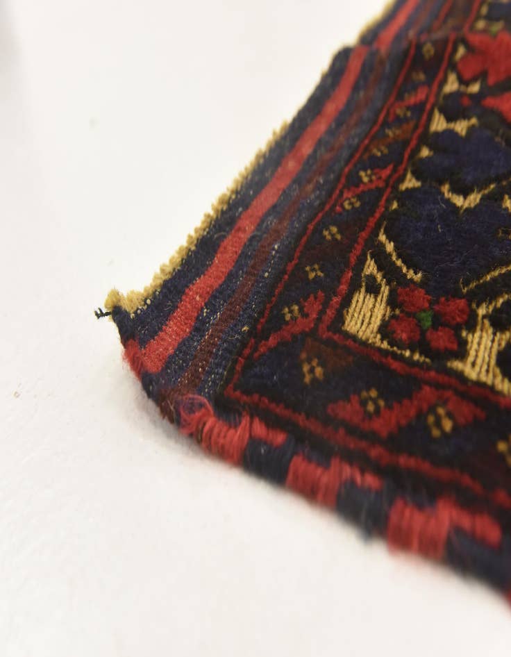 Detail image of 2' 10 x 4' 8  Hand Knotted Sumak Wool Rug