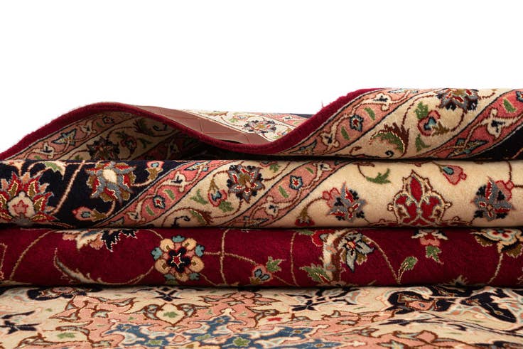 Detail image of 9' 9 x 13' Tabriz Wool Rug