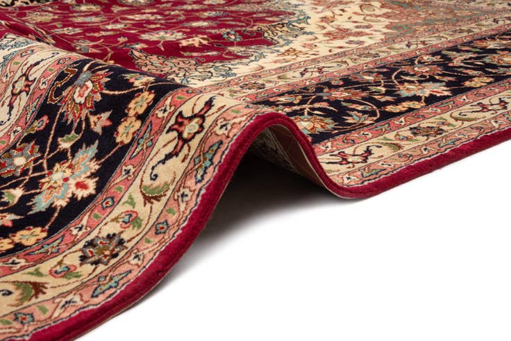 Detail image of 9' 9 x 13' Tabriz Wool Rug