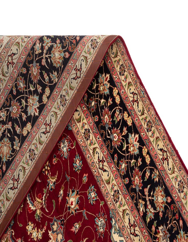 Detail image of 9' 9 x 13' Tabriz Wool Rug