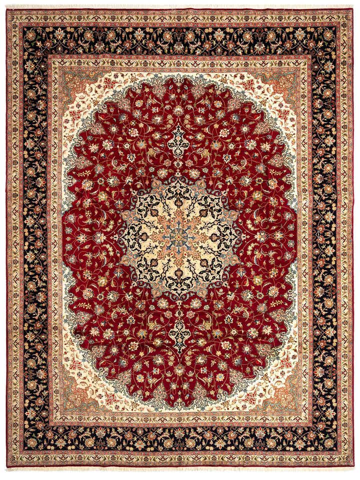 9' 9 x 13' Tabriz Wool Rug