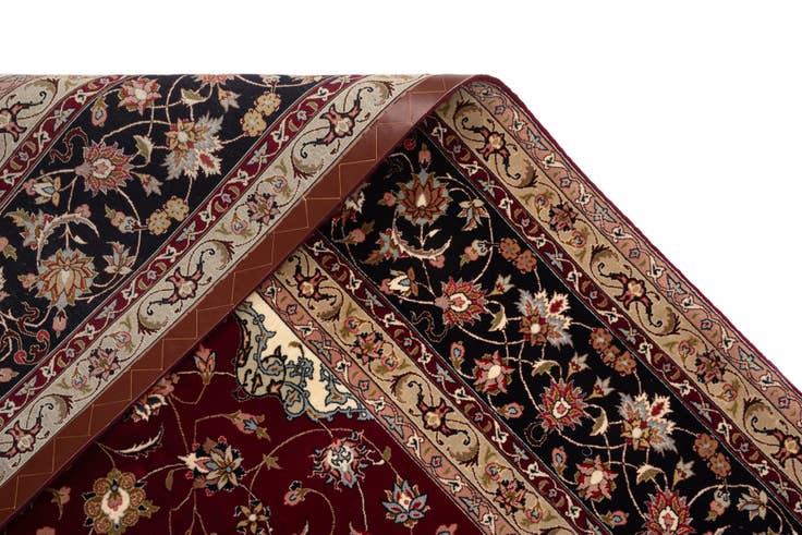 Detail image of 9' 10 x 13' 5 Tabriz Wool Rug