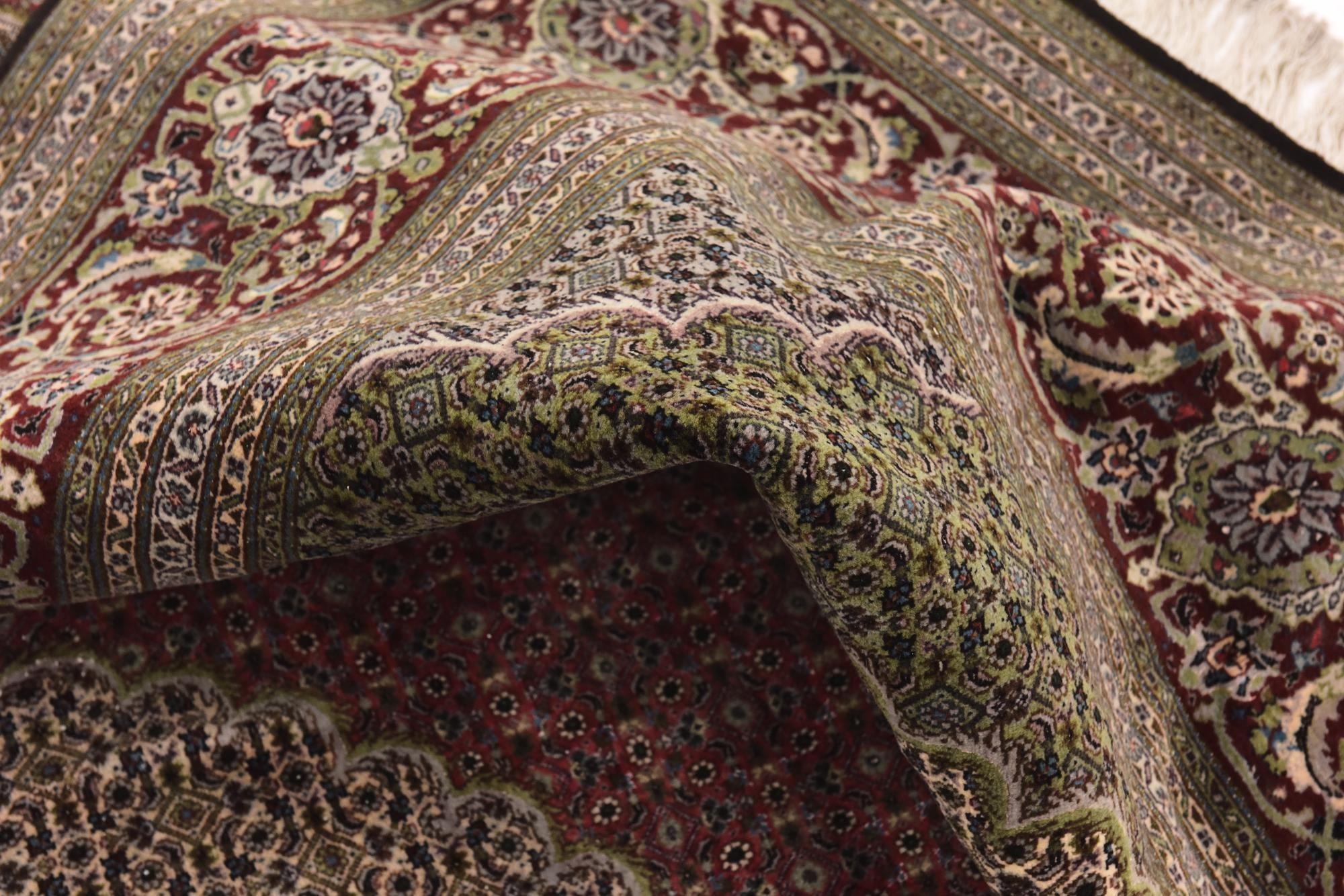 8' x 11' 7 Hand Knotted Tabriz Persian Rug