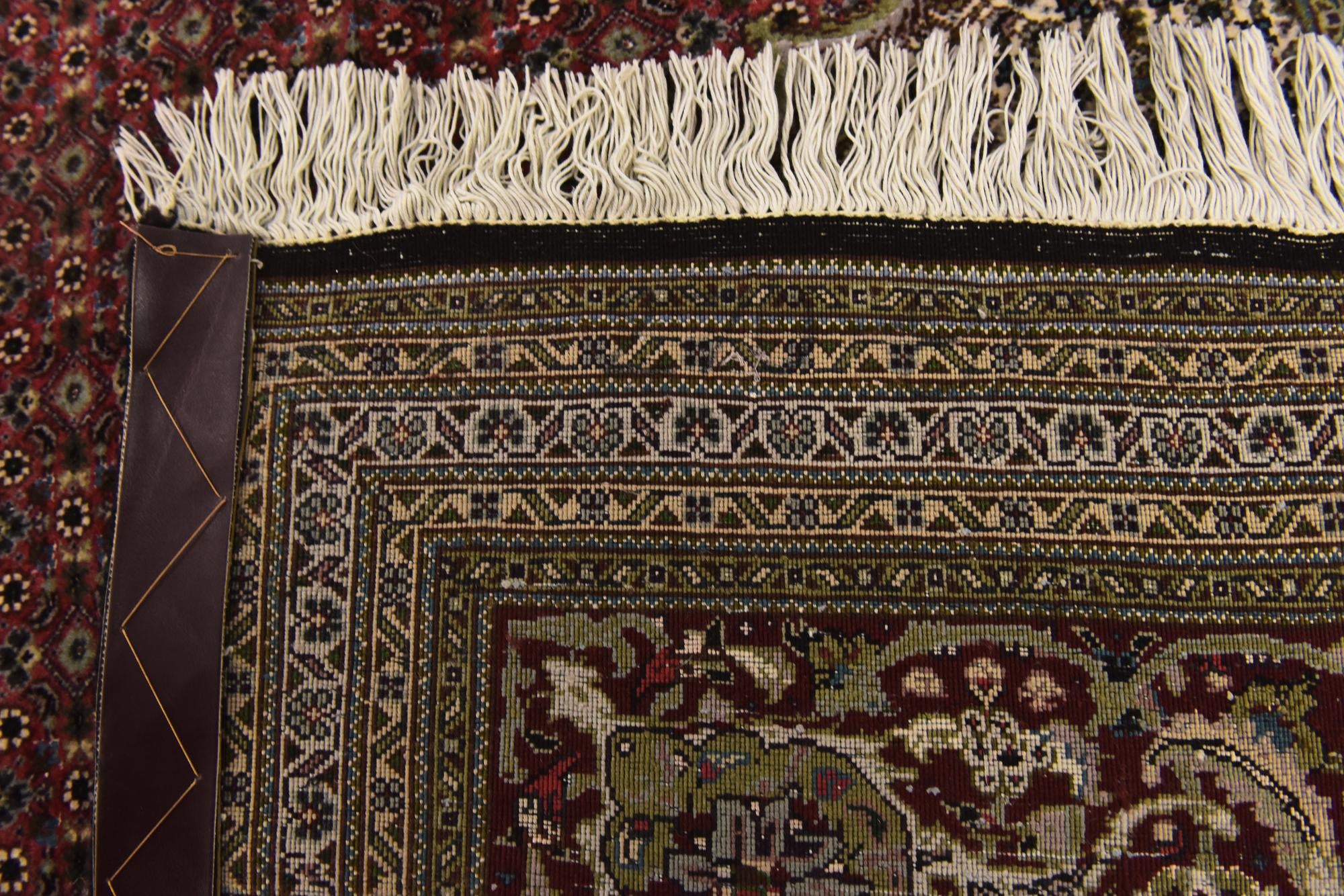 8' x 11' 7 Hand Knotted Tabriz Persian Rug