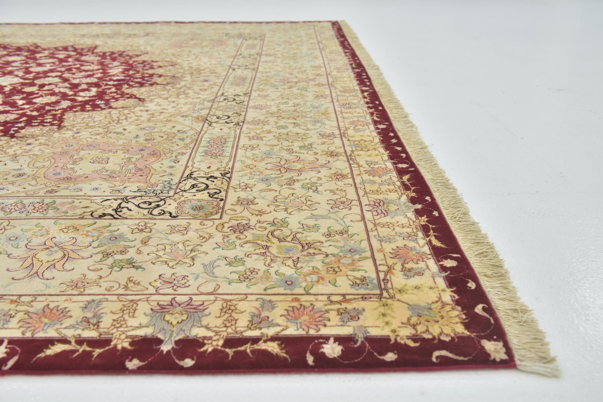 9' 9 x 13' 6 Hand Knotted Tabriz Persian Rug