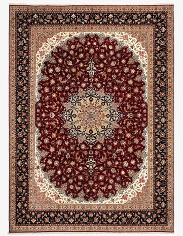 9' 10 x 13' 5 Tabriz Wool Rug