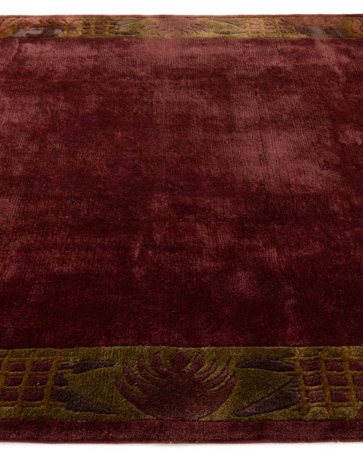 Detail image of 6' 8 x 8' 6  Hand Knotted Tibet Wool Rug