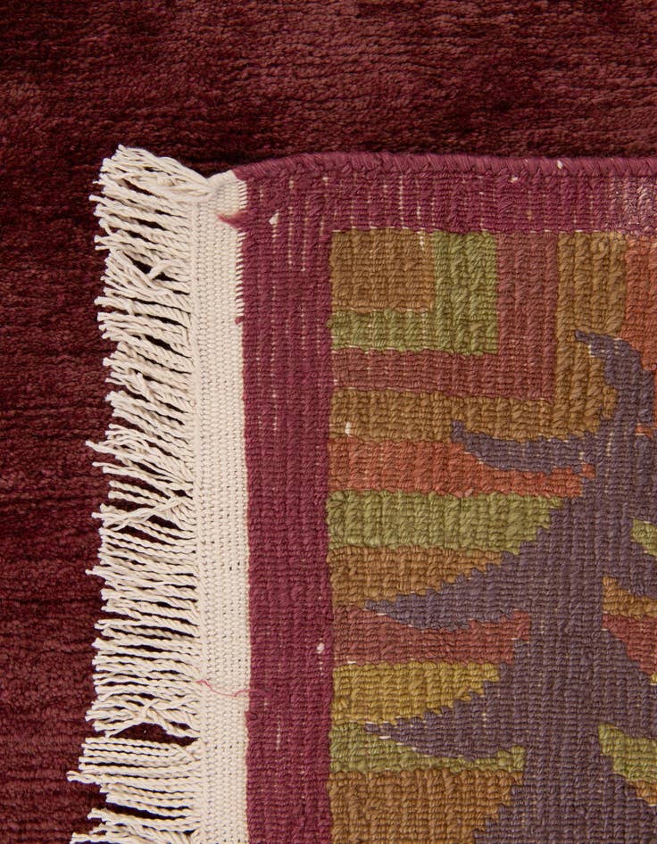 Detail image of 6' 8 x 8' 6  Hand Knotted Tibet Wool Rug