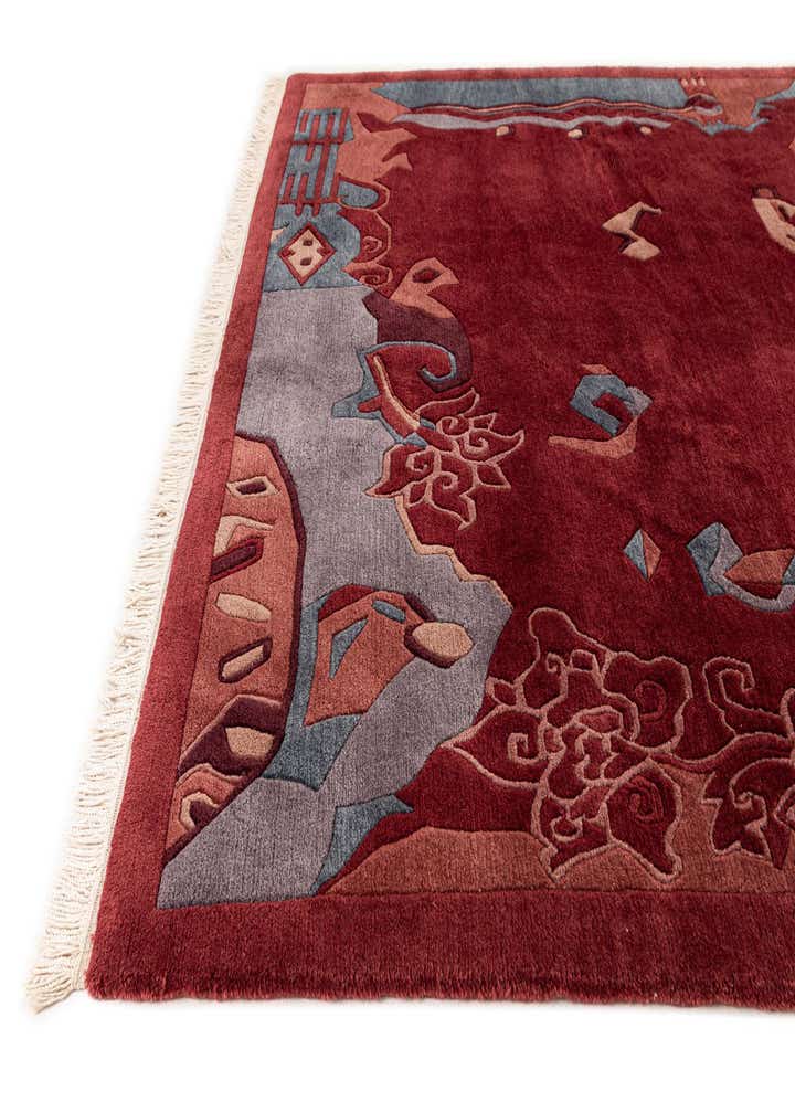 6' 7 x 9' 11 Hand Knotted Tibet Wool Rug