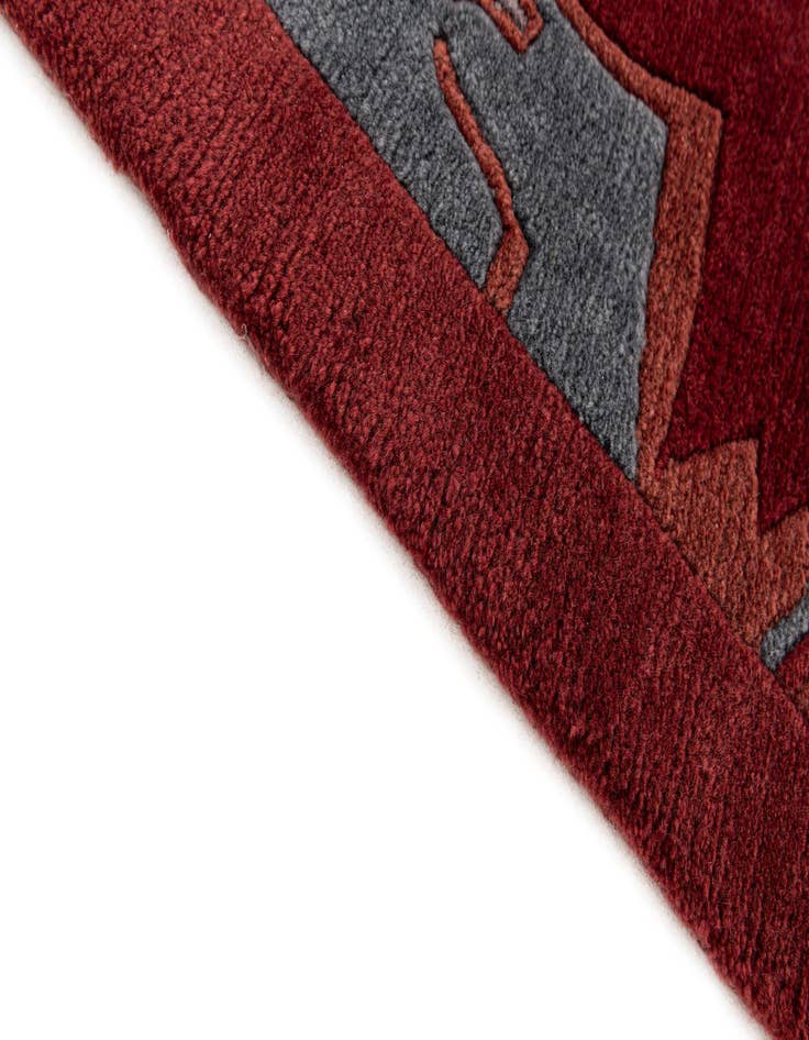 Detail image of 6' 7 x 9' 11  Hand Knotted Tibet Wool Rug