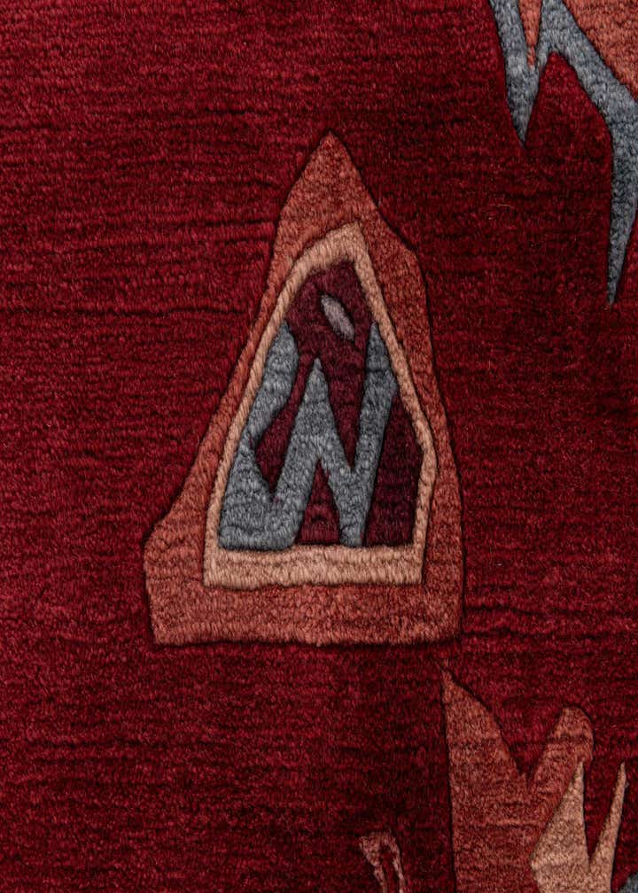 6' 7 x 9' 11 Hand Knotted Tibet Wool Rug