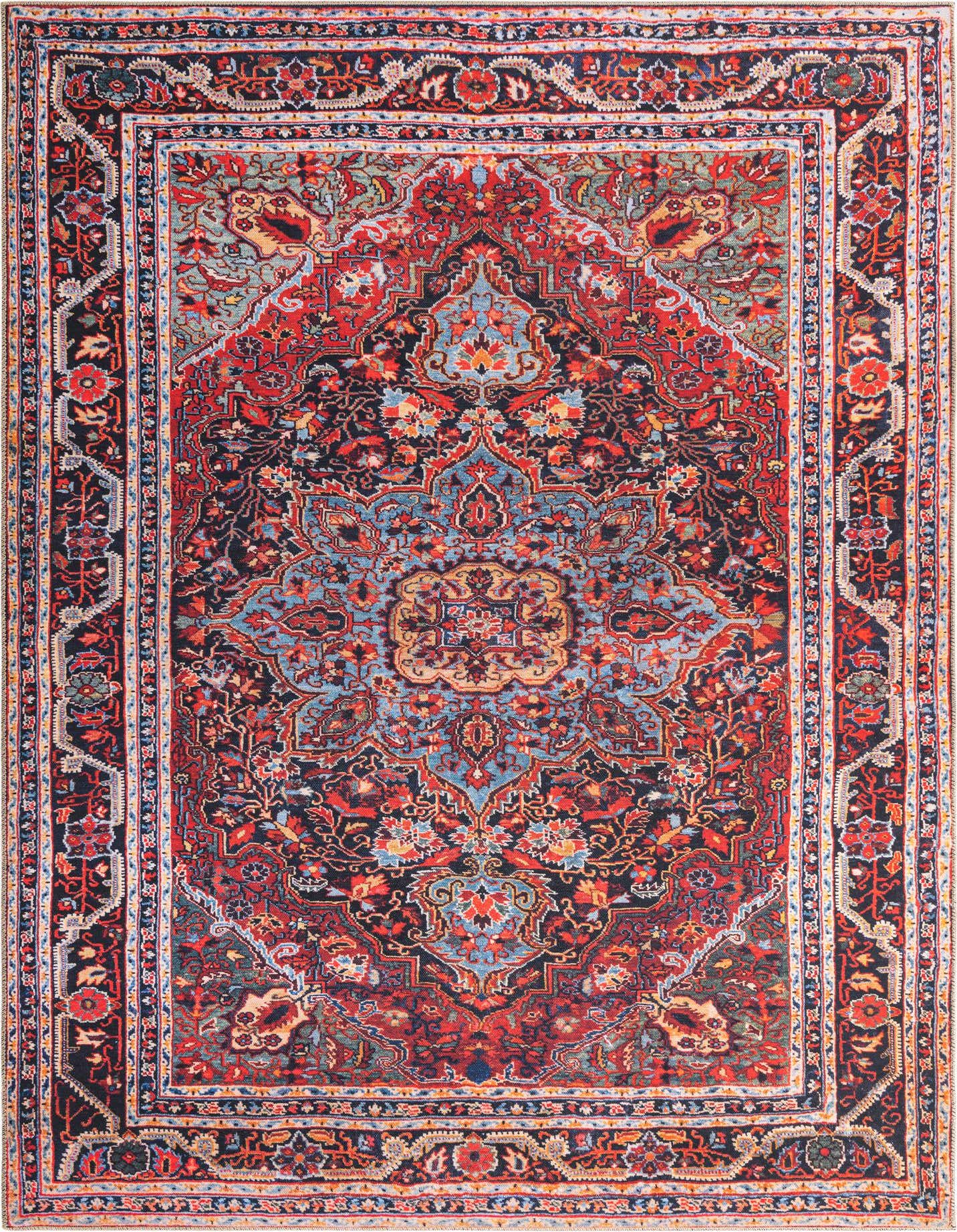 7' 6 x 10' 6 Washable Timeless Rug