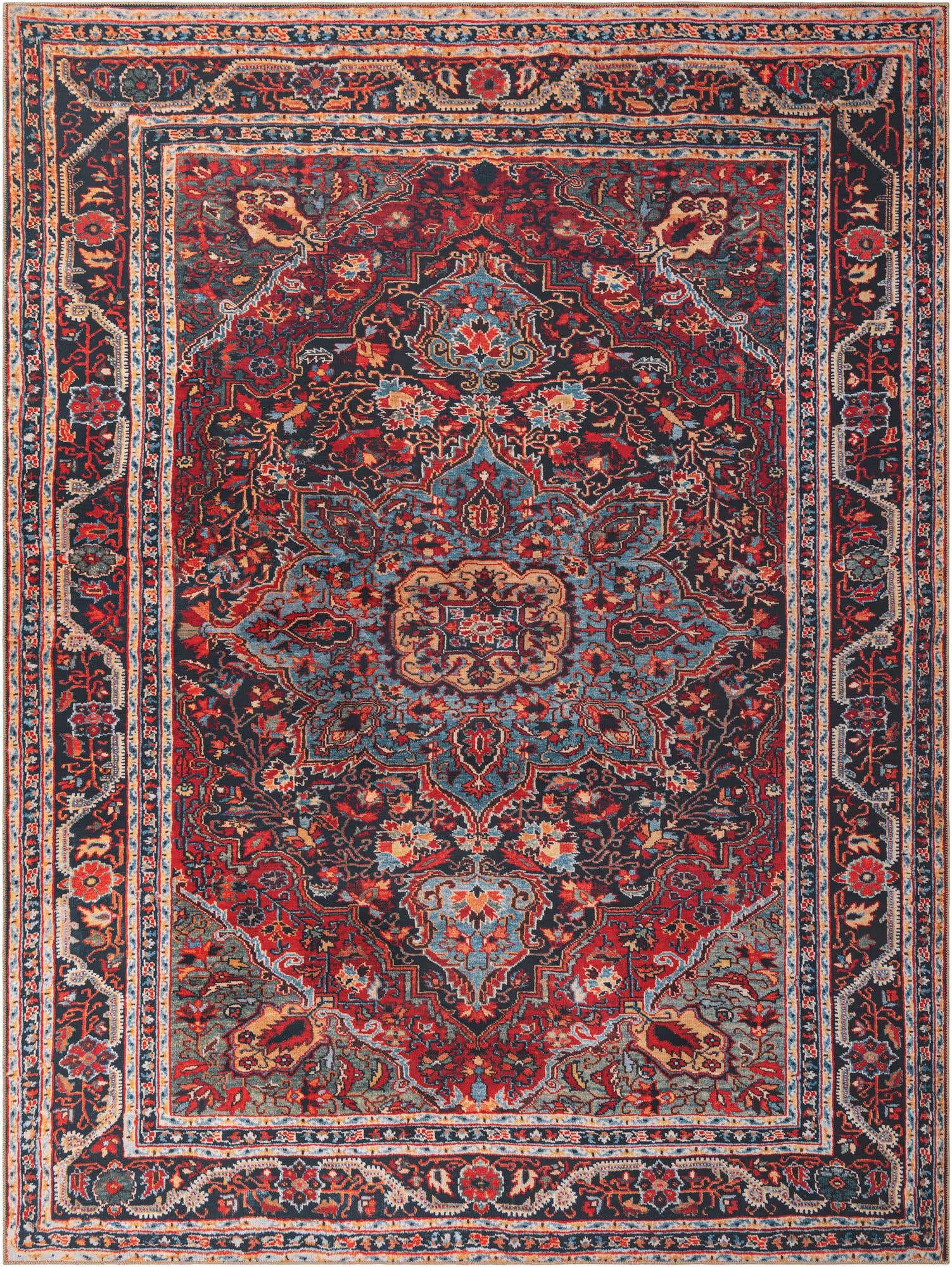 9' 5 x 13' Washable Timeless Rug