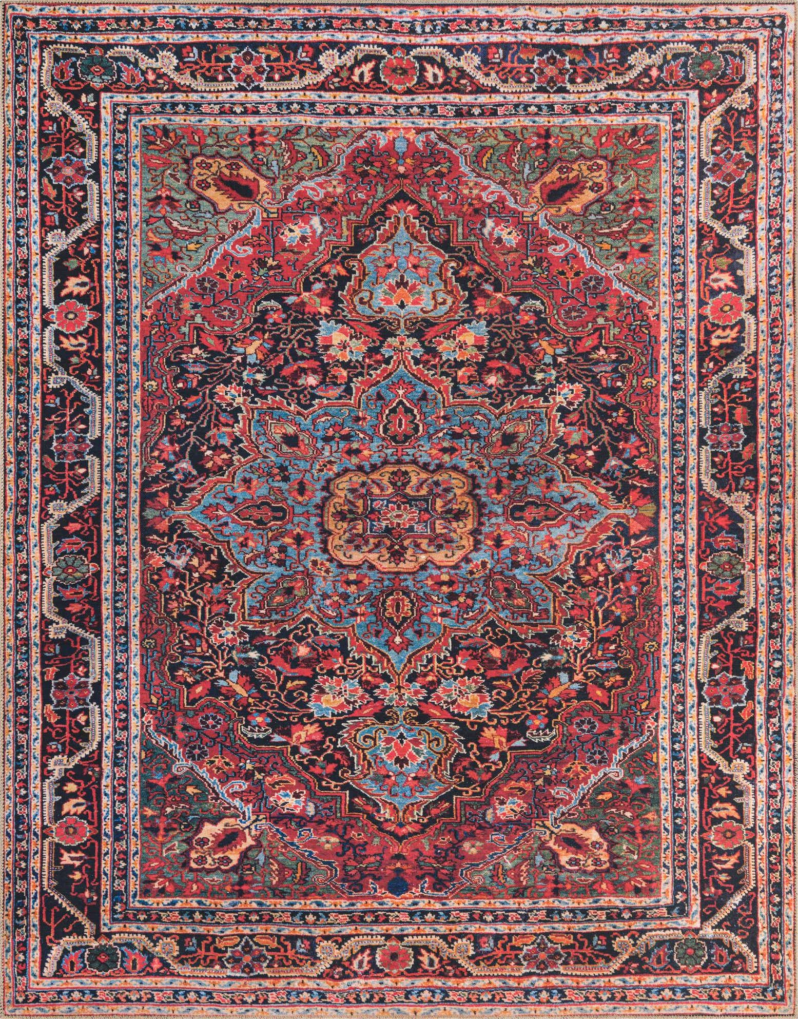 7' 10 x 10' Washable Timeless Rug