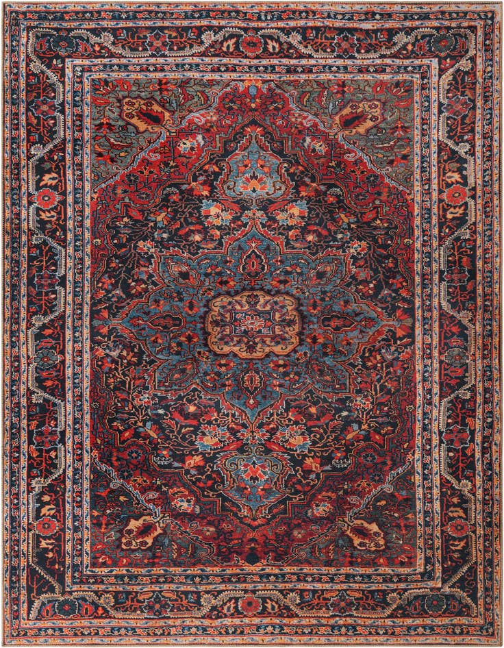Detail image of 7' 10 x 11' Washable Timeless Rug