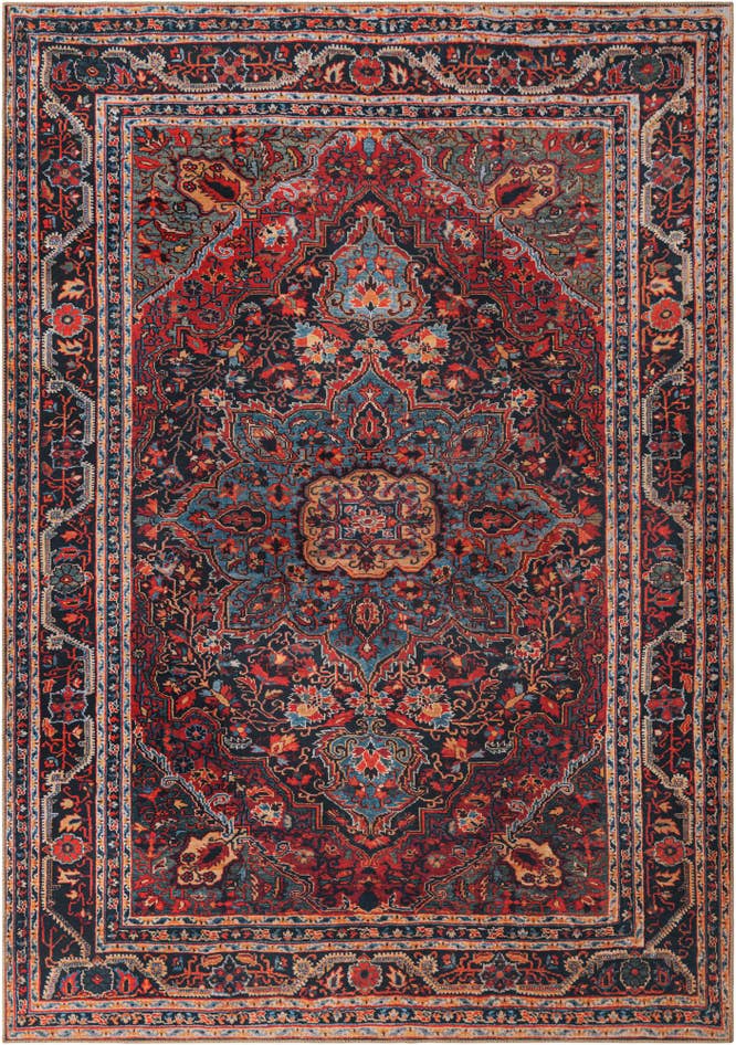 Detail image of 7' 10 x 11' Washable Timeless Rug
