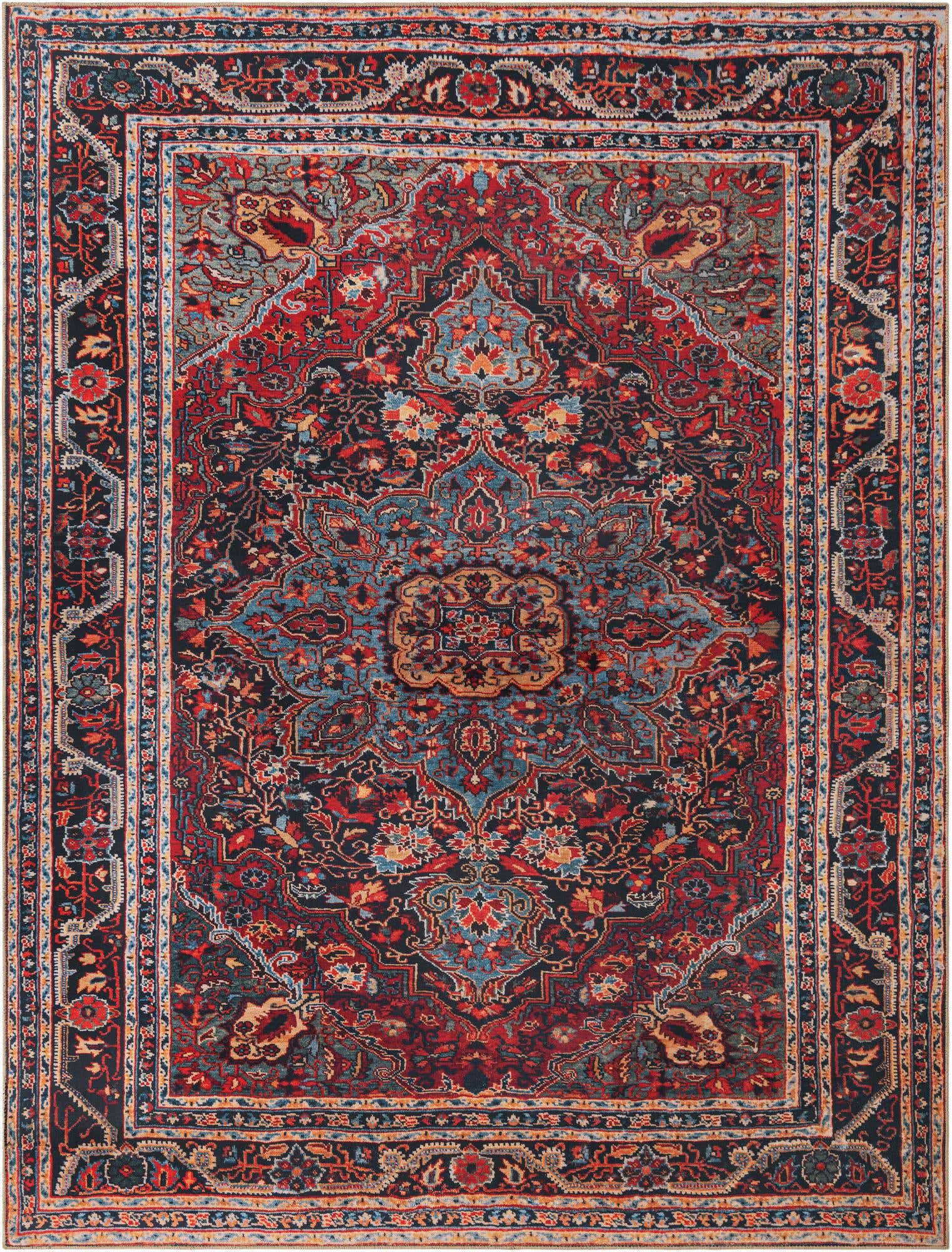 9' x 12' Washable Timeless Rug