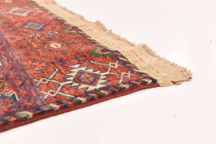 9' 10 x 13' 2 Hand Knotted Torkaman Wool Rug