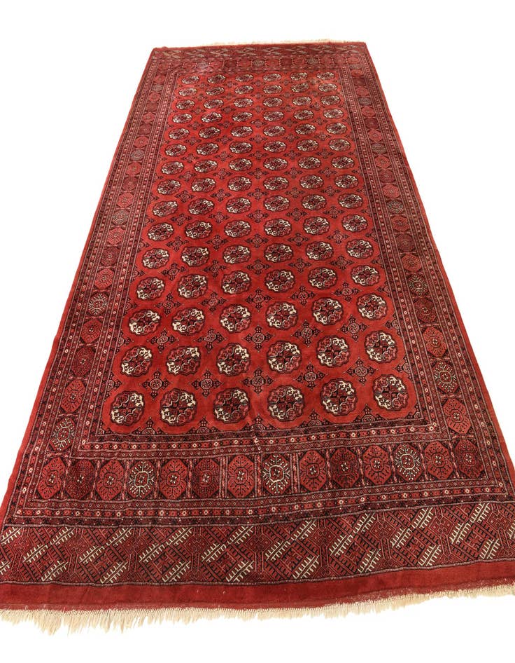 Detail image of 8' 4 x 11' 6  Hand Knotted Torkaman Persian Wool Rug