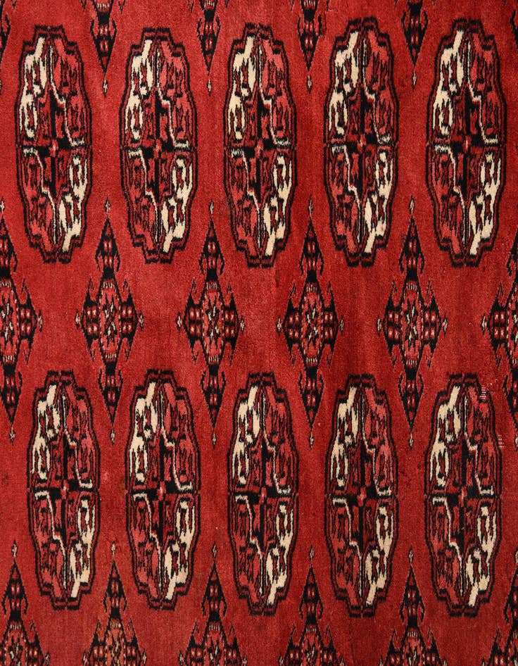 Detail image of 8' 4 x 11' 6  Hand Knotted Torkaman Persian Wool Rug