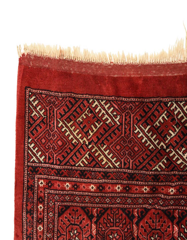 Detail image of 8' 4 x 11' 6  Hand Knotted Torkaman Persian Wool Rug