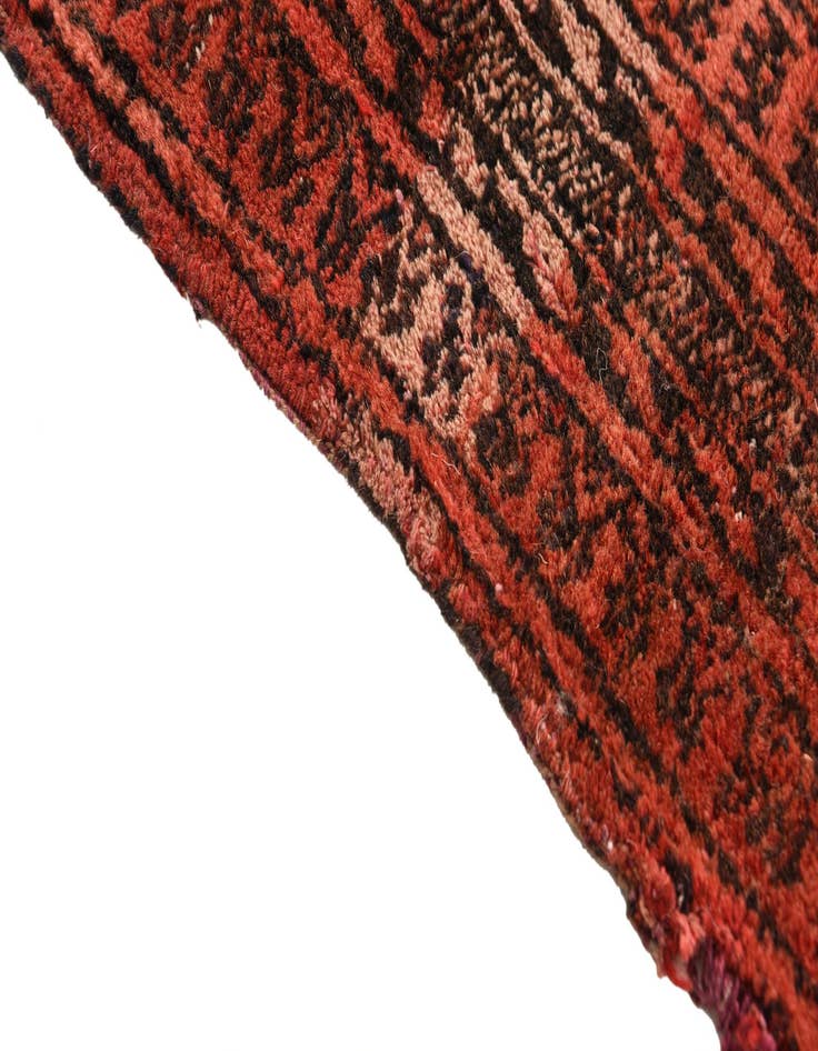 Detail image of 2' 9 x 4' 9 Hand Knotted Torkaman Persian Wool Rug