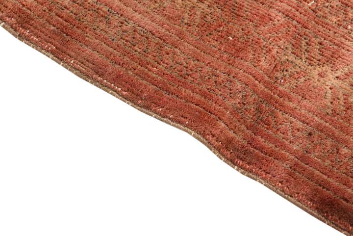 3' 5 x 4' 9 Hand Knotted Torkaman Persian Wool Rug