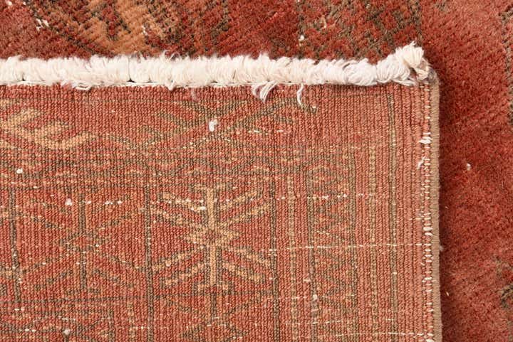 3' 5 x 4' 9 Hand Knotted Torkaman Persian Wool Rug