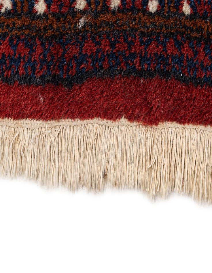 Detail image of 6' 6 x 9' 9 Hand Knotted Torkaman Wool Rug