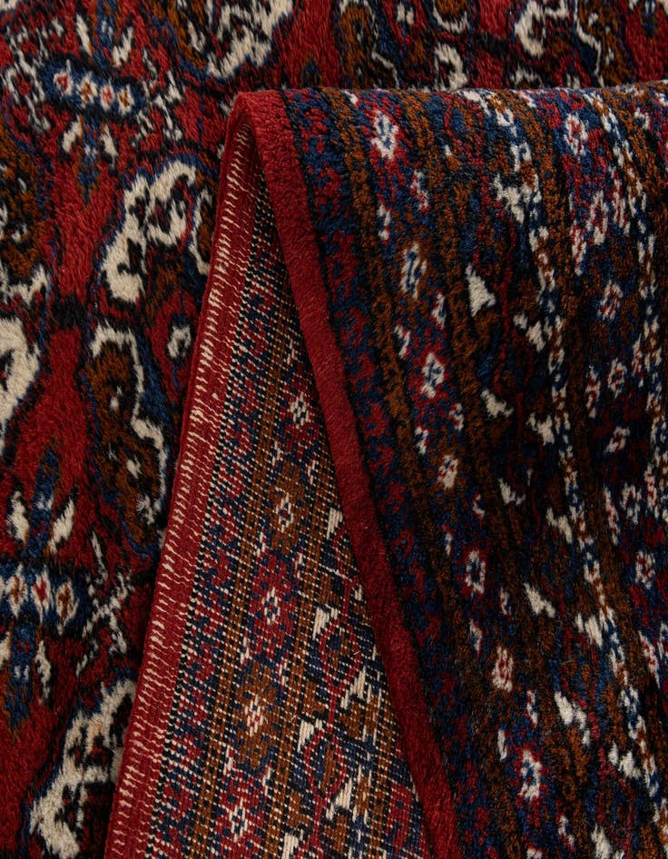 Detail image of 6' 6 x 9' 9 Hand Knotted Torkaman Wool Rug