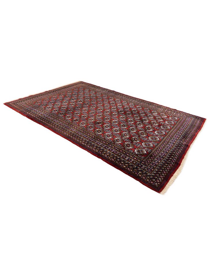 Detail image of 6' 6 x 9' 9 Hand Knotted Torkaman Wool Rug