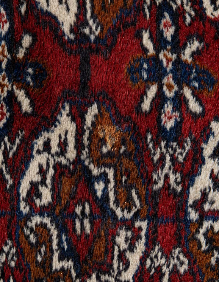 Detail image of 6' 6 x 9' 9 Hand Knotted Torkaman Wool Rug