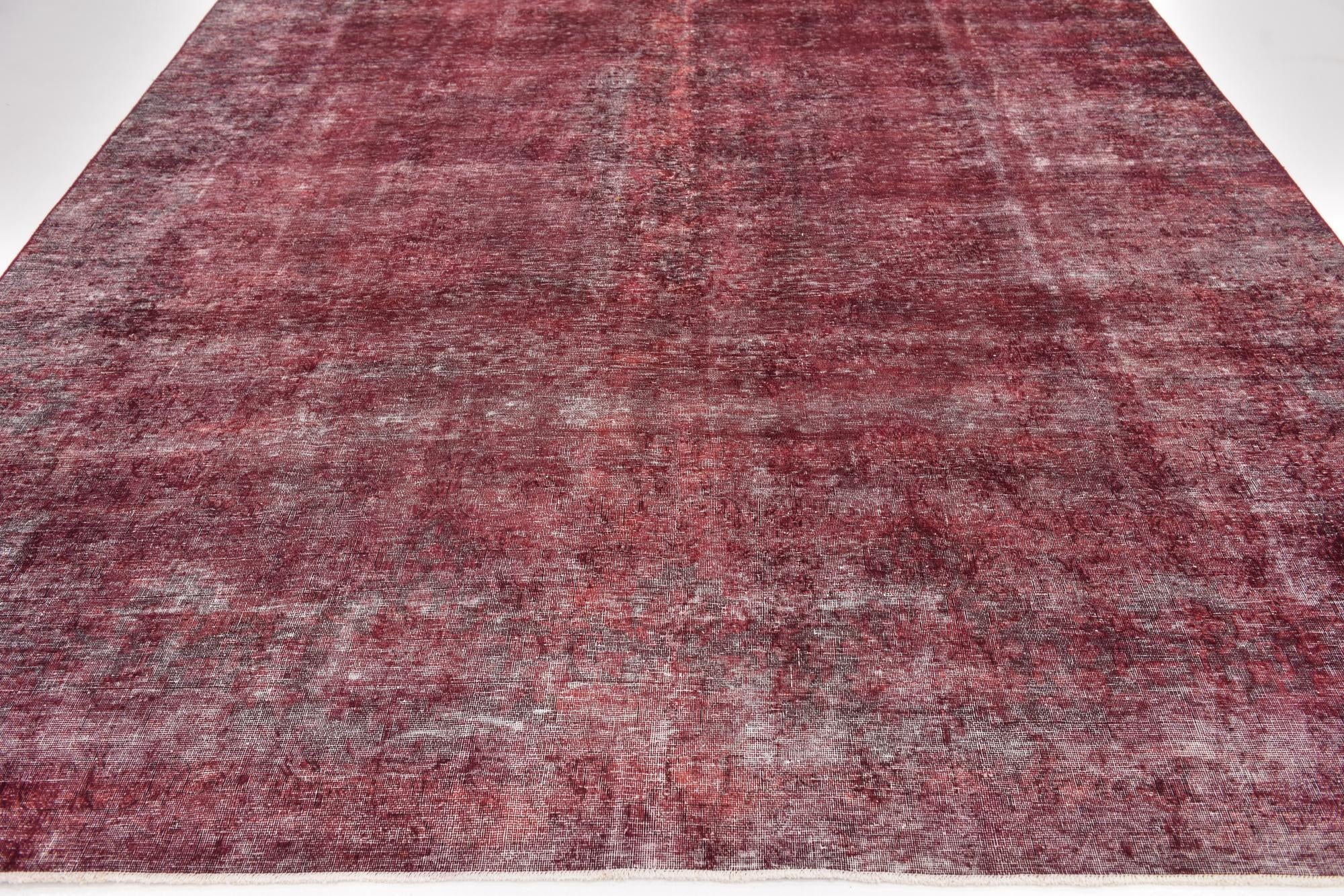8' 8 x 12' 10 Hand Knotted Ultra Vintage Persian Wool Rug