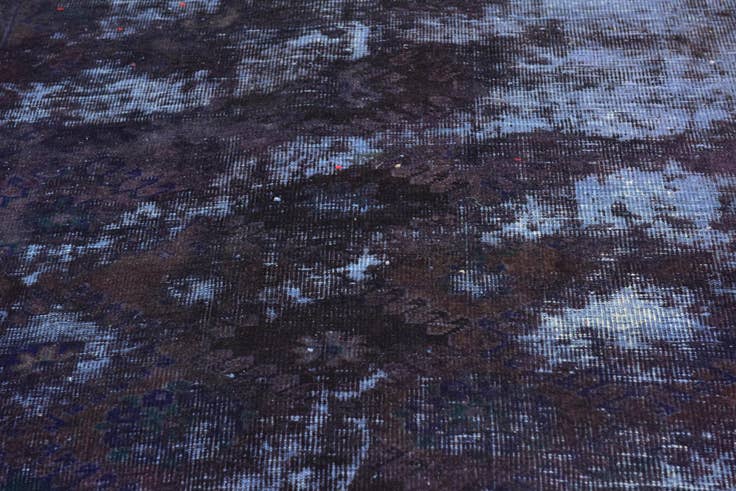 Detail image of 4' 8 x 8' 8 Hand Knotted Ultra Vintage Persian Wool Rug