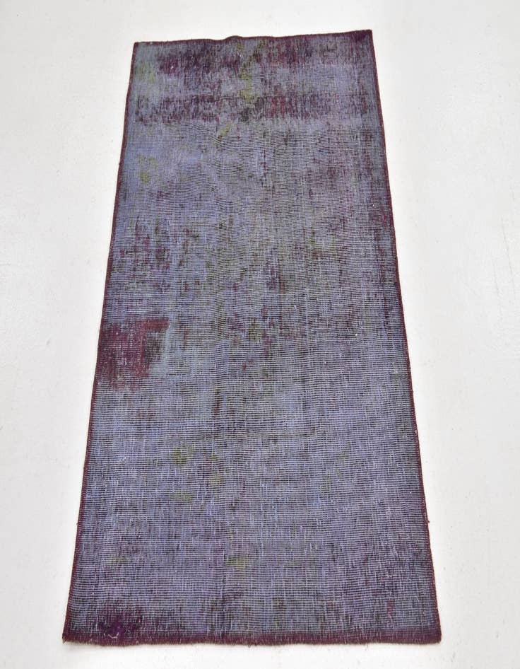 Detail image of 2' 10 x 4'  Hand Knotted Ultra Vintage Persian Wool Rug