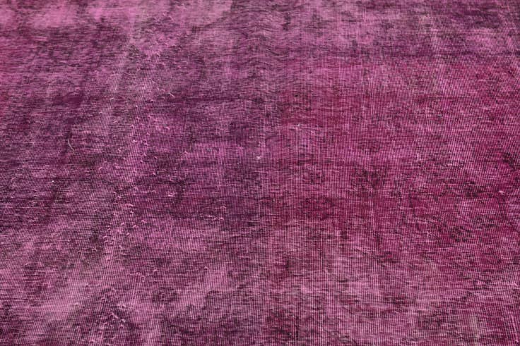 Detail image of 6' 3 x 9' 8 Hand Knotted Ultra Vintage Persian Wool Rug