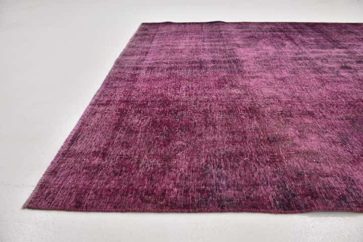 6' 3 x 9' 8 Hand Knotted Ultra Vintage Persian Wool Rug