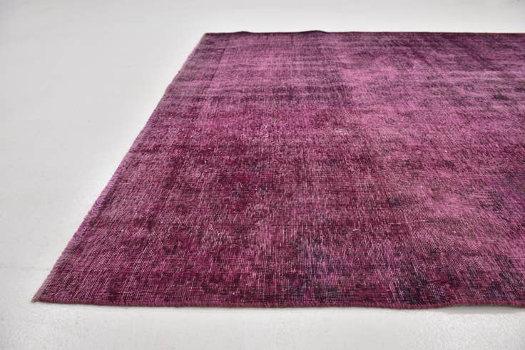 Detail image of 6' 3 x 9' 8 Hand Knotted Ultra Vintage Persian Wool Rug