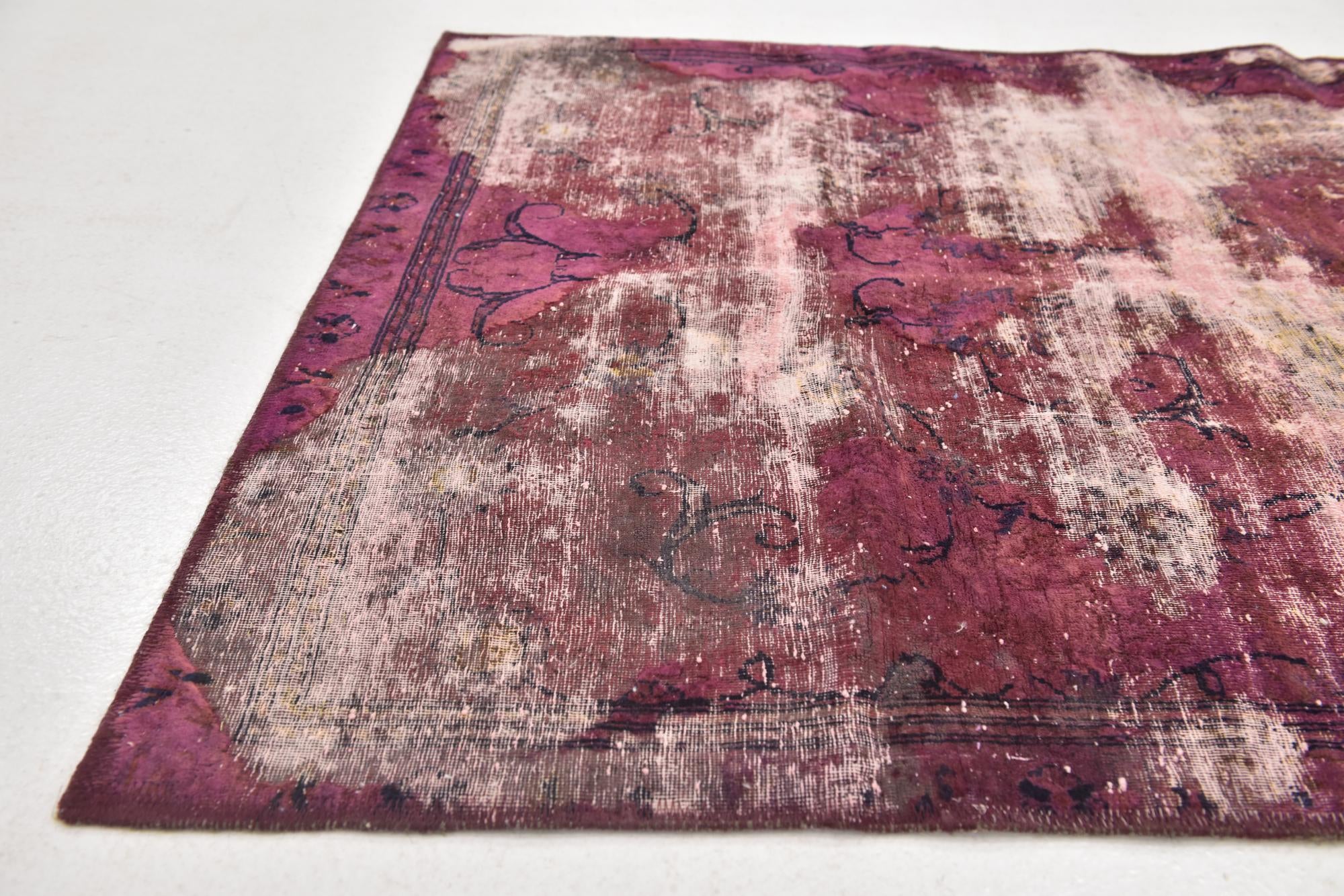 3' 6 x 5' 2 Hand Knotted Ultra Vintage Persian Wool Rug