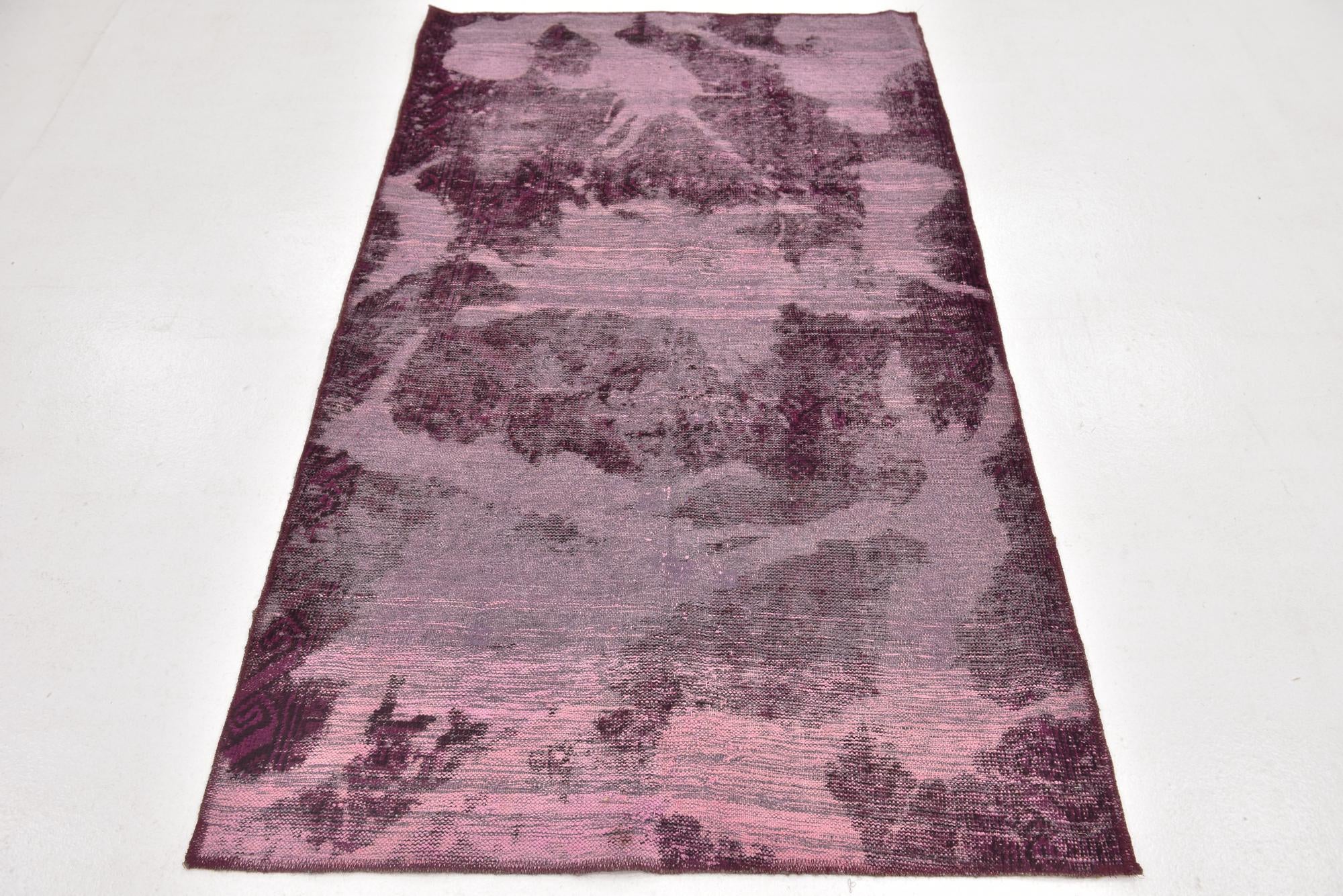 3' 6 x 6' Hand Knotted Ultra Vintage Persian Wool Rug