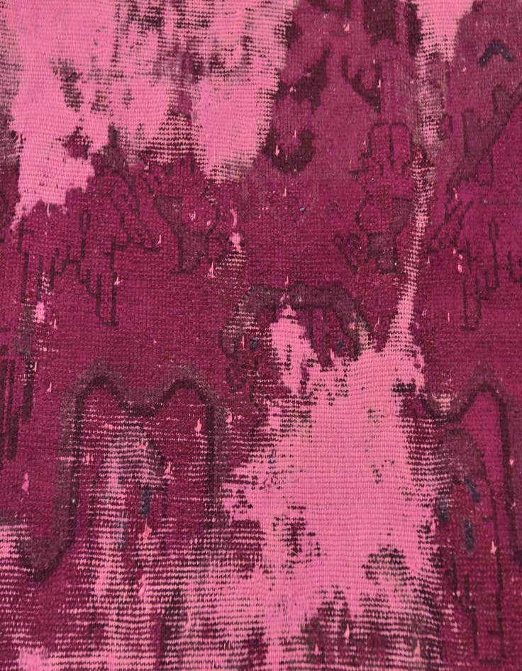 Detail image of 5' 2 x 9'  Hand Knotted Ultra Vintage Persian Wool Rug