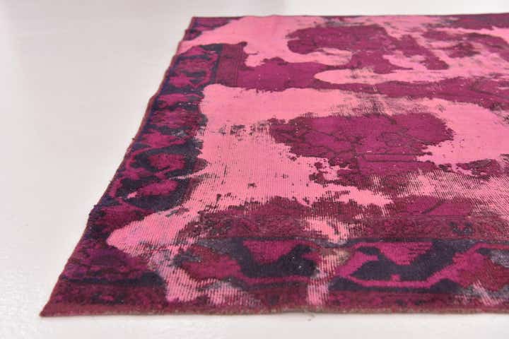 5' 2 x 9' Hand Knotted Ultra Vintage Persian Wool Rug