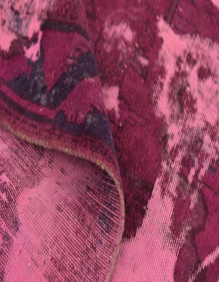 Detail image of 5' 2 x 9'  Hand Knotted Ultra Vintage Persian Wool Rug