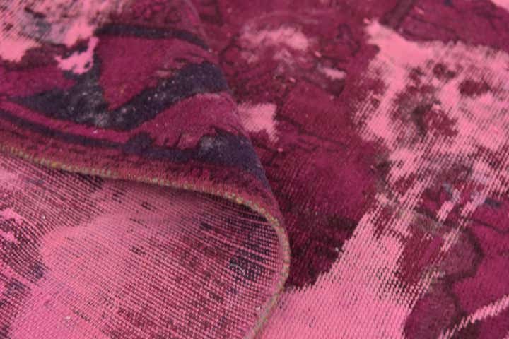 5' 2 x 9' Hand Knotted Ultra Vintage Persian Wool Rug